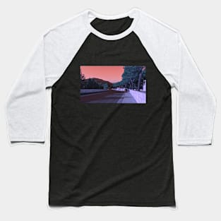 Outrun Angels - Sunset Baseball T-Shirt